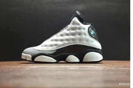 HOLOGRAM” WHITE AIR 414571-115 JORDAN MENS RETRO “BARONS 13 GREY 0829